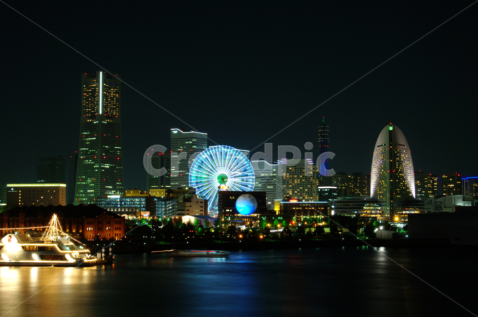 요코하마,야경,건물,유원지,night,야경,밤,풍경,nightscape,night,landscape,도시,city,해외,외국,세계,foreign,oversea,world,세계도시풍경,해외도시풍경,외국도시풍경,world cityscape