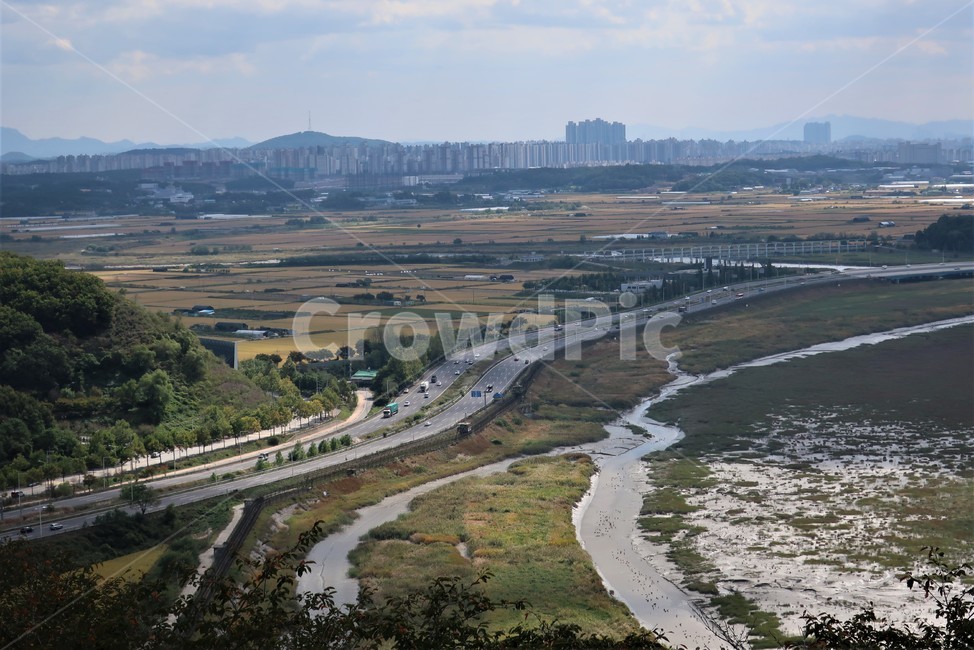 가을,자유로,고속화,도로,파주,신도시,풍경,배경,하늘,구름,자연,풍경,nature,landscape,한국자연풍경,한국자연경관,korea nature landscape,경치,outdoors,옥외,scenery,aerial view,조감도,road