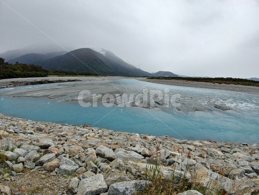 뉴질랜드,빙하수,빙하,강,강물,자연,풍경,nature,landscape,해외,외국,세계,foreign,oversea,world,세계자연풍경,해외자연풍경,외국자연풍경,world nature landscape,rubble,파편
