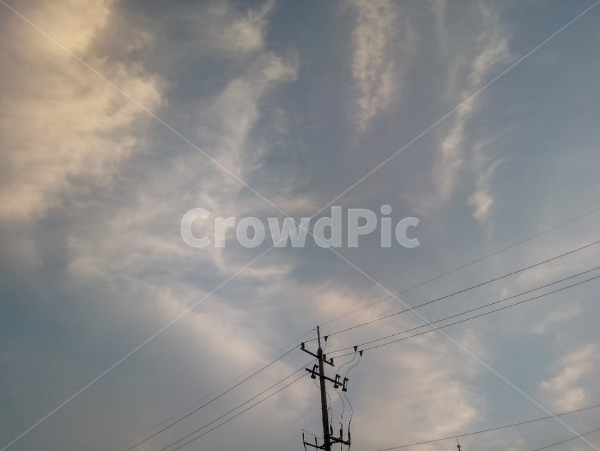 노을,하늘,구름,전봇대,sky,감성사진,잔잔함,sunset,자연,풍경,nature,landscape