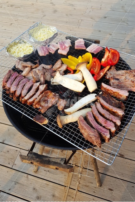 캠핑,버섯,camping,mushroom,파프리카,paprika,chees,치즈,삼겹살,바베큐,폭립,barbecue,rips,griled