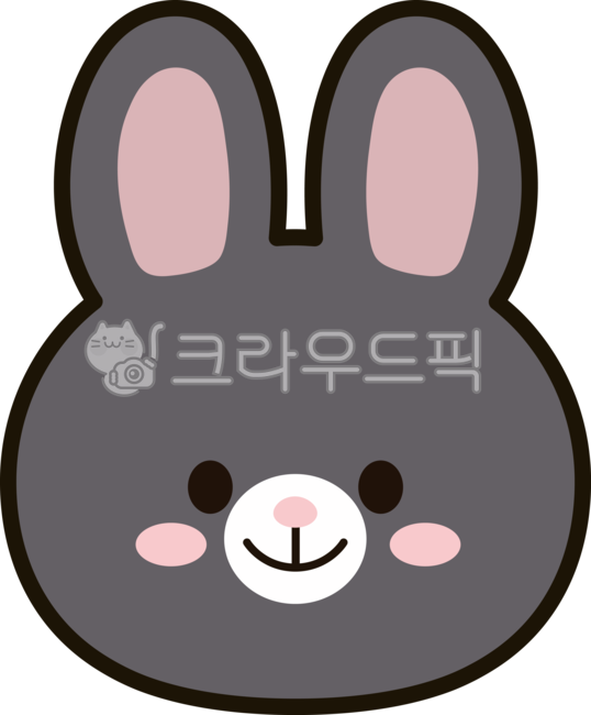 black rabbit,rabbit face,Day care Center,2023,Its a rabbit,rabbit character,cute,year of gyemyo,kindergarden,rabbit,rabbit illustration,rabbit png