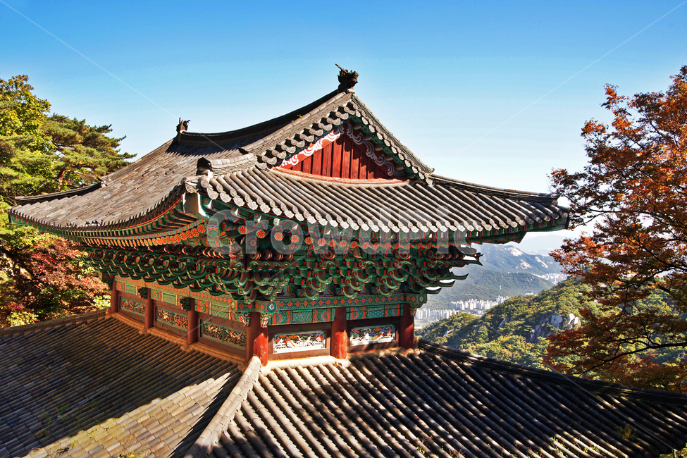 낙가보전,관음전,2층팔작지붕,망월사,도봉산,의정부,처마,기와,봉선사말사