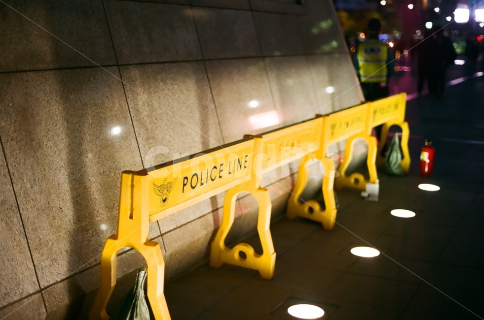 경찰,폴리스라인,police,가림막,야경,서울