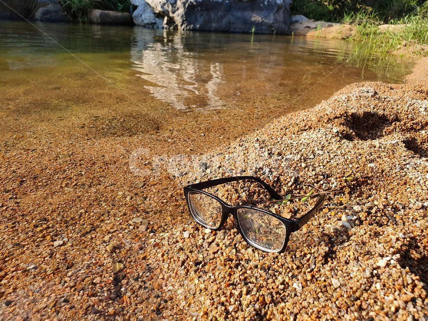 nature,자연,자갈,안경,물,계곡,여유,휴가