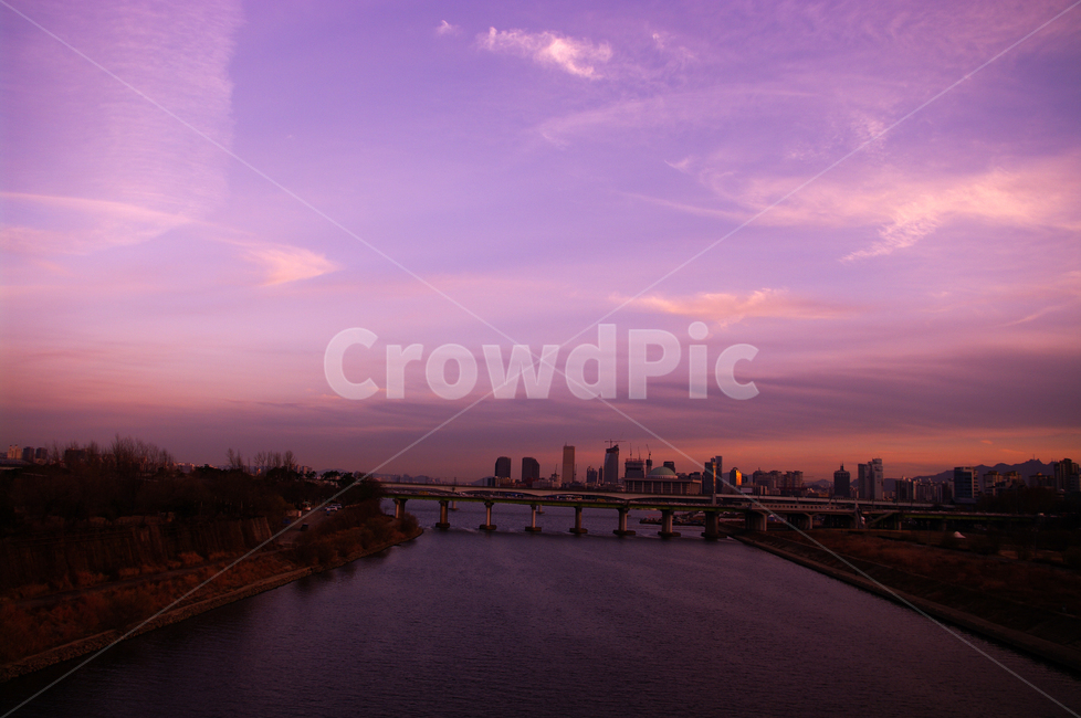 노을,일몰,sunset,서울,한강,하늘,구름,도시,풍경,city,landscape,한국도시풍경,한국도시경관,korea cityscape,water,물,outdoors,옥외