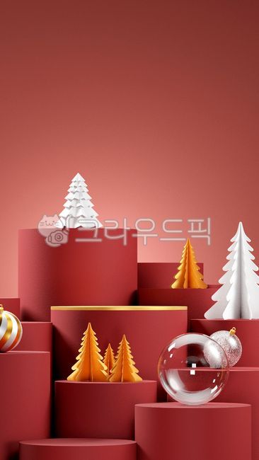 크리스마스,오브젝트,오브제,공간,컬러,레드,나무,트리,전시,페이퍼아트