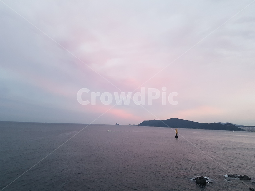 부산,해운대,바다,노을,구름,하늘,자연,힐링,자연,풍경,nature,landscape,land,땅,outdoors,옥외,shoreline,해안선,water,물,sea,ocean,대양,coast,연안