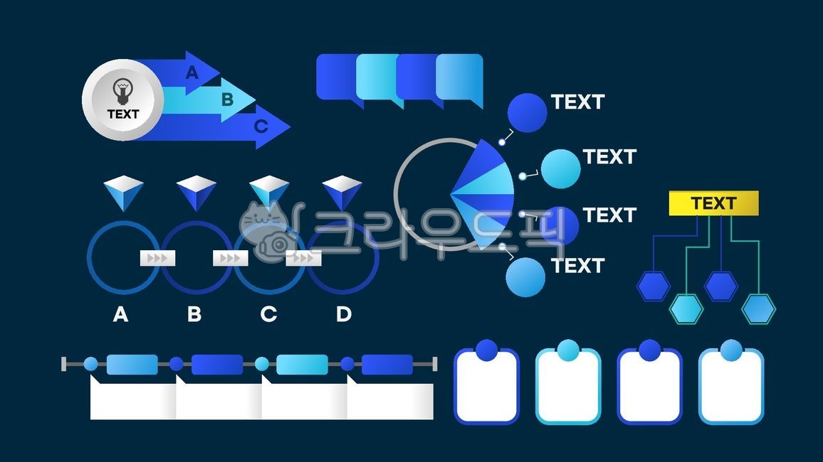 template, data layout, infographic, business, data - Authentic Korean ...