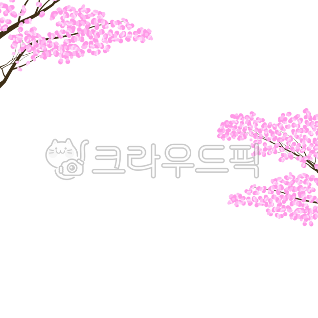 봄,벚꽃,벚꽃나무,나무,분홍색,핑크,pink,tree,png,봄꽃,매화,그래픽,일러스트,flower,꽃,petal,꽃잎,spring