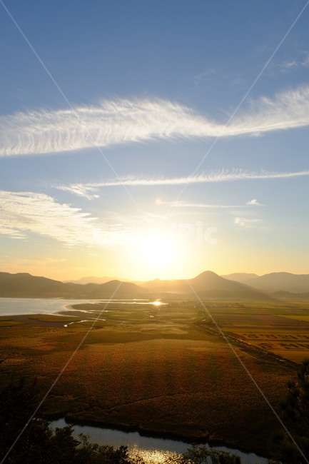 순천만,전망대,노을,갈대,순천,sunset,조각배