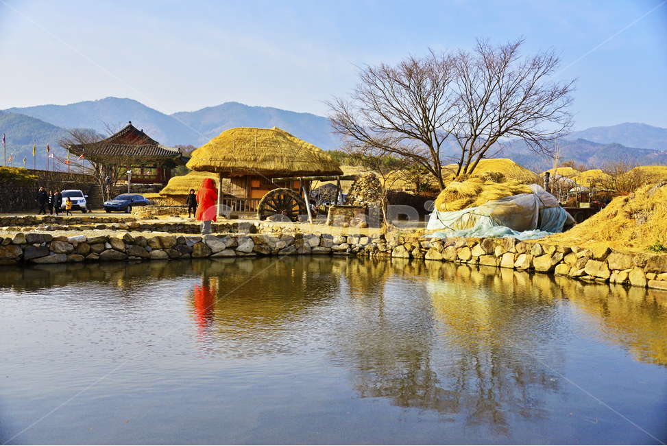 순천,낙안읍성,초가집,지붕,nature,자연,outdoors,옥외,마을,연못,반영,human,인간,person,사람,hut,오두막,rural,농촌,시골,마을,풍경,landscape,country,rural,town,한국전통,한국문화,korean traditional,korean culture