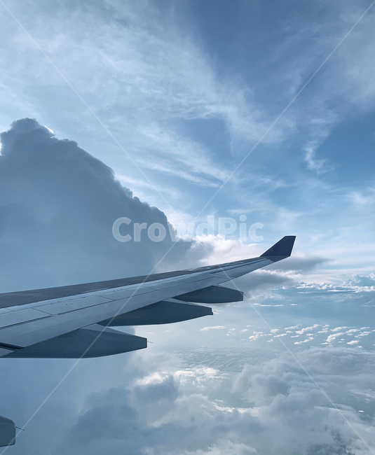 비행기,자연,푸른하늘,sky,구름,여름하늘,창밖