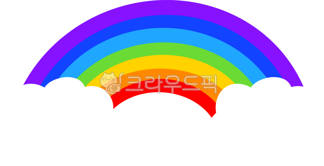 무지개구름,rainbow,sky,하늘,구름,무지개,무지개일러스트
