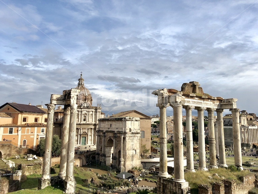 포로로마노,이탈리아,로마,유적지,하늘,유럽,italy,rome,sky