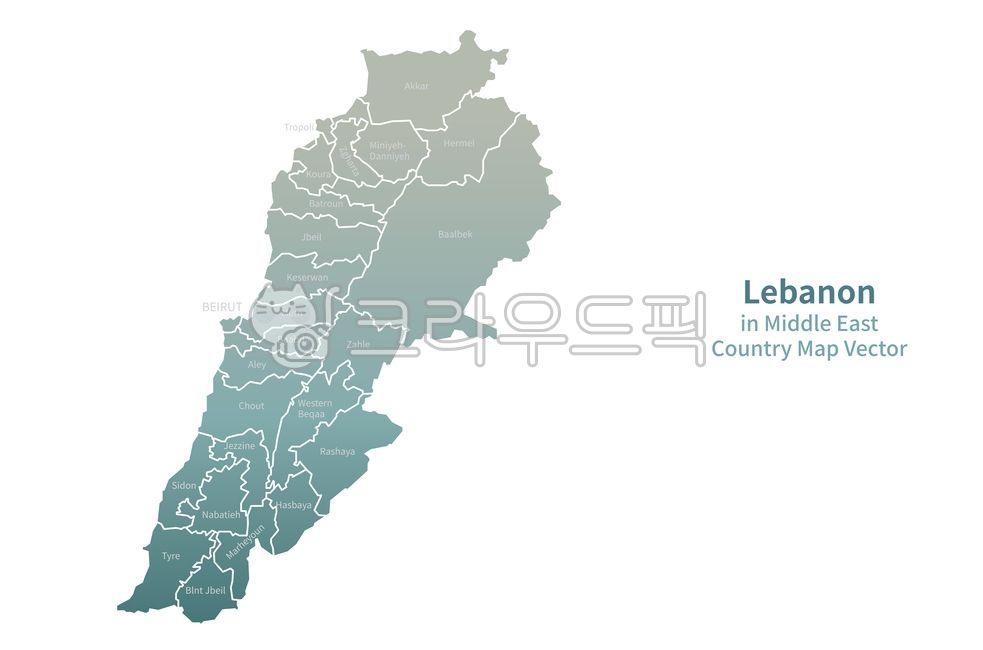 레바논,lebanon,지도,맵,벡터,중동,middleeast,vector,map,country,국경,border,boundary,arab