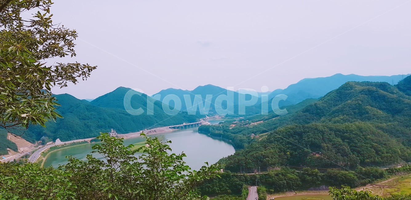 나무,산,하늘,강,자연,자연,풍경,nature,landscape,outdoors,옥외,water,물