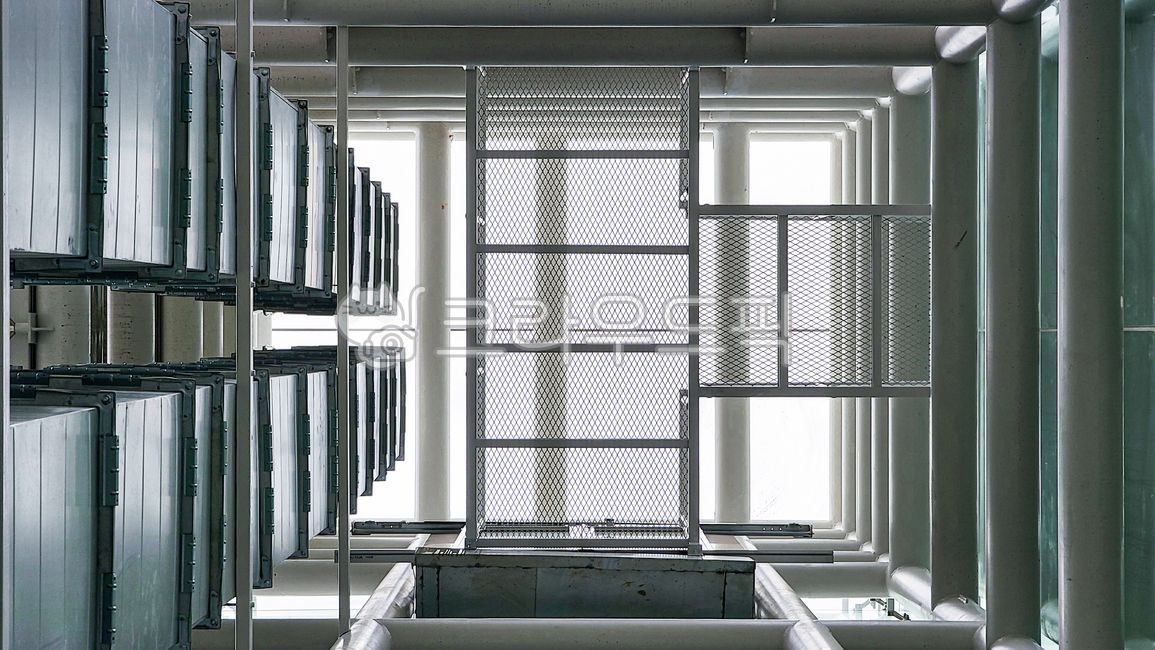 건설,건축,공조,배관,배기탑,골조,철골,유리,덕트