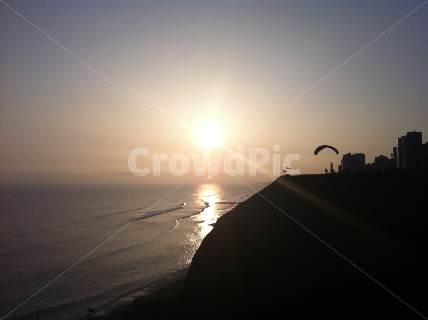 light,빛,sunlight,햇빛,outdoors,옥외,패러글라이딩,paragliding,역광,일출,일몰