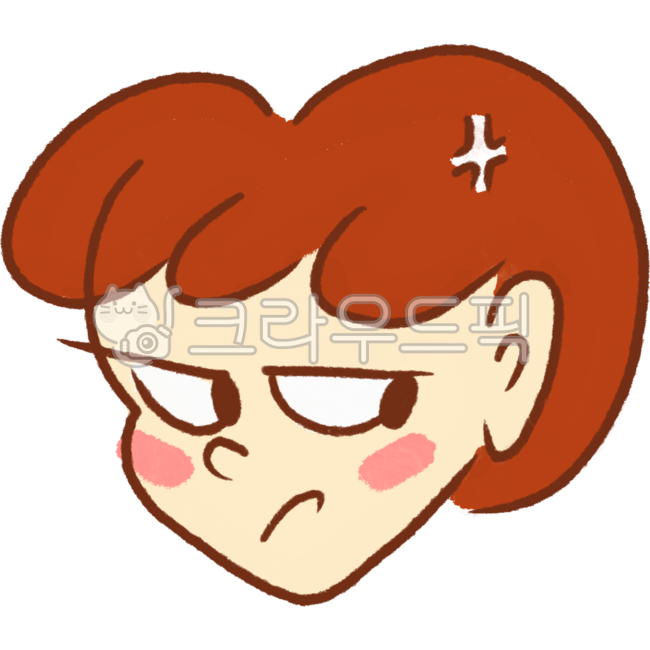 캐릭터,애니매이션,여자,여성,만화,표정,화남,빡침,심술,개구쟁이,장난꾸러기,귀여움