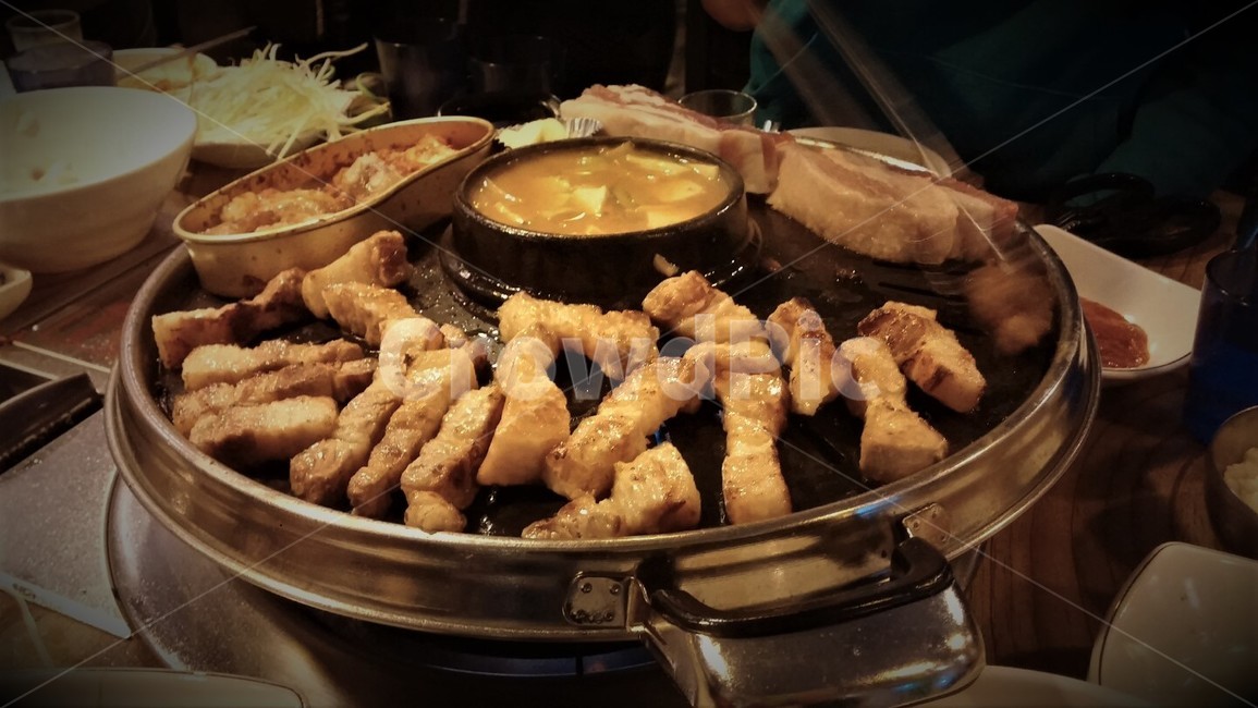 삼겹살,된장찌개,고기,육류,meat