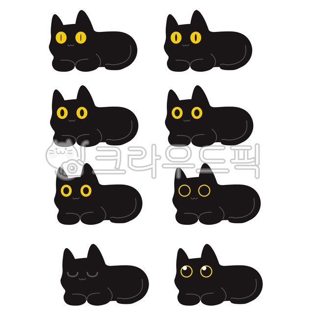 character,black cat,cat,black,animal,cat eyes,illustration,Halloween,cute