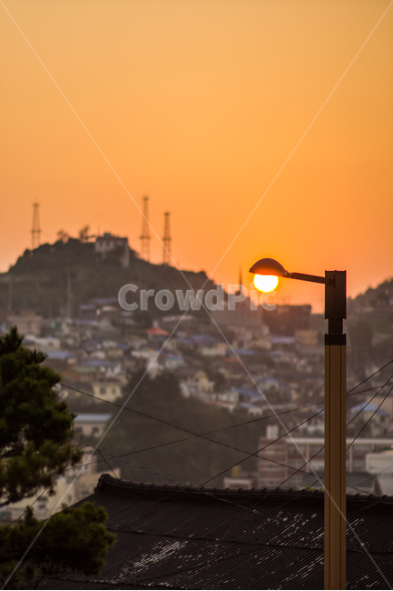 가로등,노을,Sunset,시골,감성,도시,풍경,city,landscape,한국도시풍경,한국도시경관,korea cityscape,nature,자연,outdoors,옥외