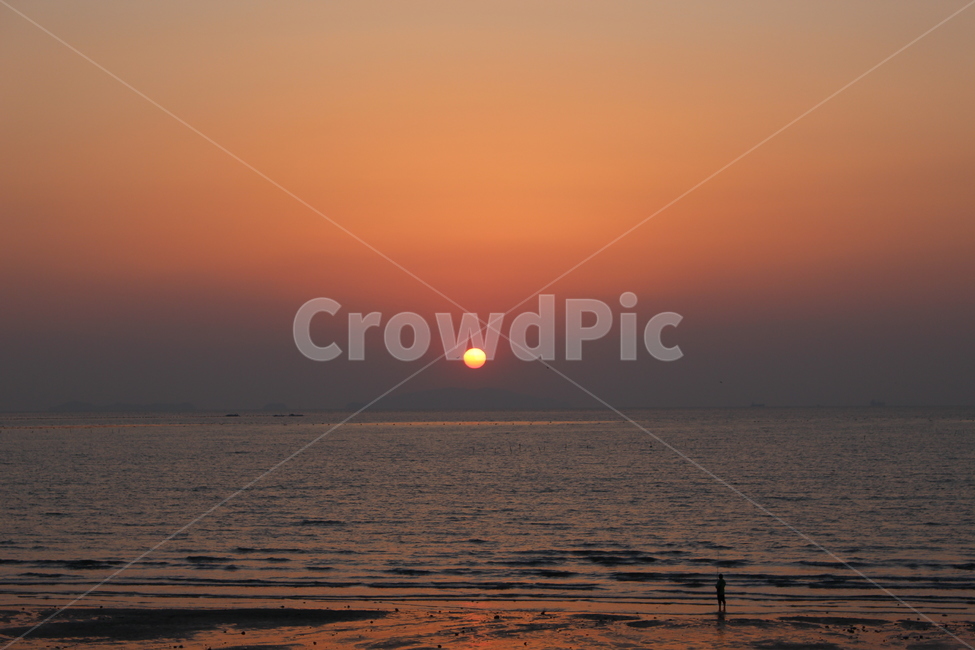 정동진,해,일출,아침,바다,자연,풍경,nature,landscape,outdoors,옥외,dusk,황혼,sunset,일몰,sky,하늘,dawn,새벽,red sky,붉은 하늘,sunlight,햇빛
