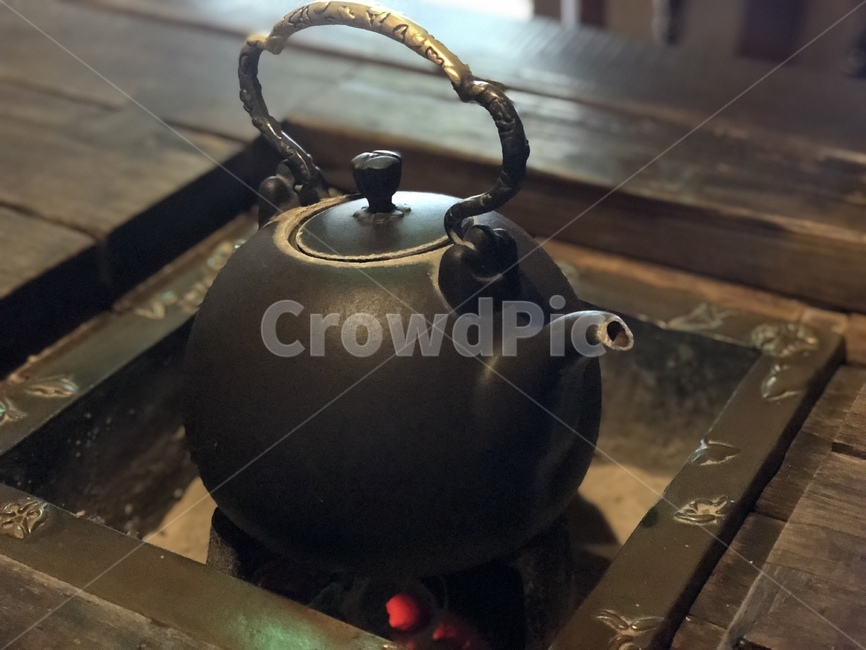 도자기,주전자,차,tea,끓는것,불,대만,전통차