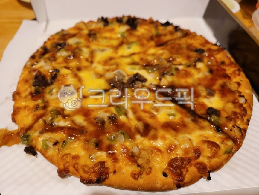 pizza,Bulgogi Pizza,food,cheese