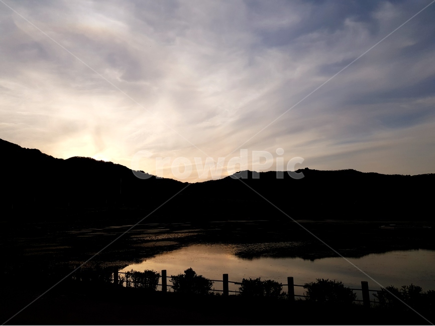 일몰,노을,공원,하늘,구름,풍경,저녁,자연,풍경,nature,landscape,outdoors,옥외