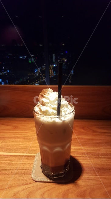 커피,아이스커피,야경,코코넛커피,coffee,coconut,coconutcoffee,nightview
