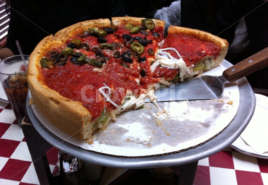 시카고피자,딥디쉬피자,피자,시카고,미국,Chicago,Pizza,USA,음식,식재료,요리,food,cook,meal,dishes,food reserves,빵,bread,양식,서양음식,서양요리,western food,western dishes,western meal,western cook