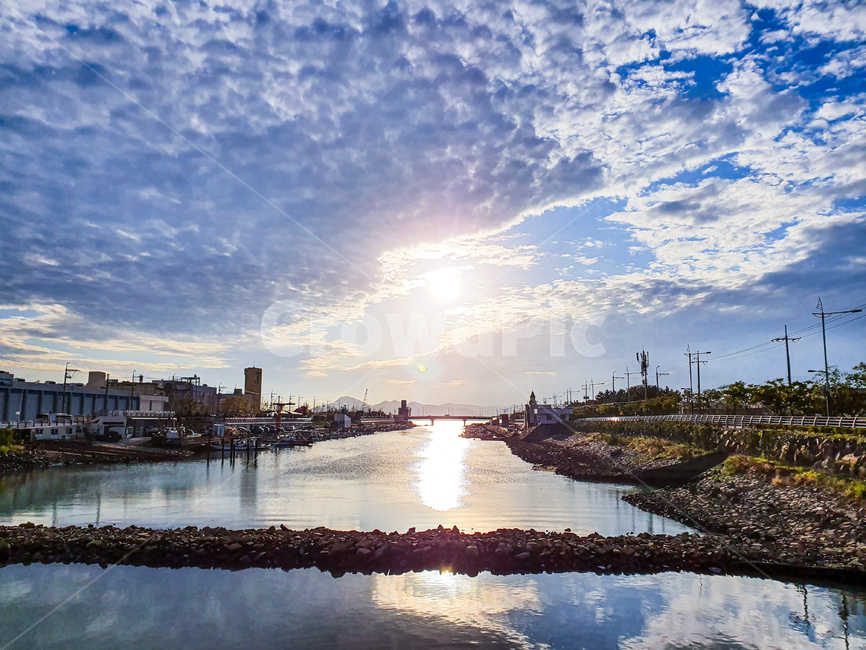 부산,장림포구,항구,풍경,하늘,자연,구름,부네치아,nature,sky,light,빛