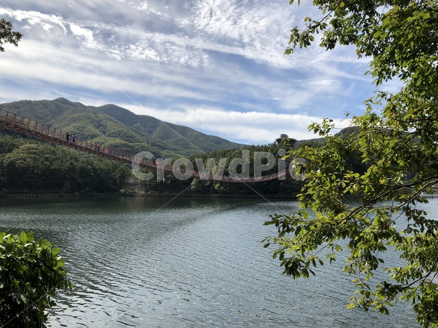 호수,다리,마장호수,하늘,물,나무,자연,풍경,nature,landscape,water,outdoors,옥외