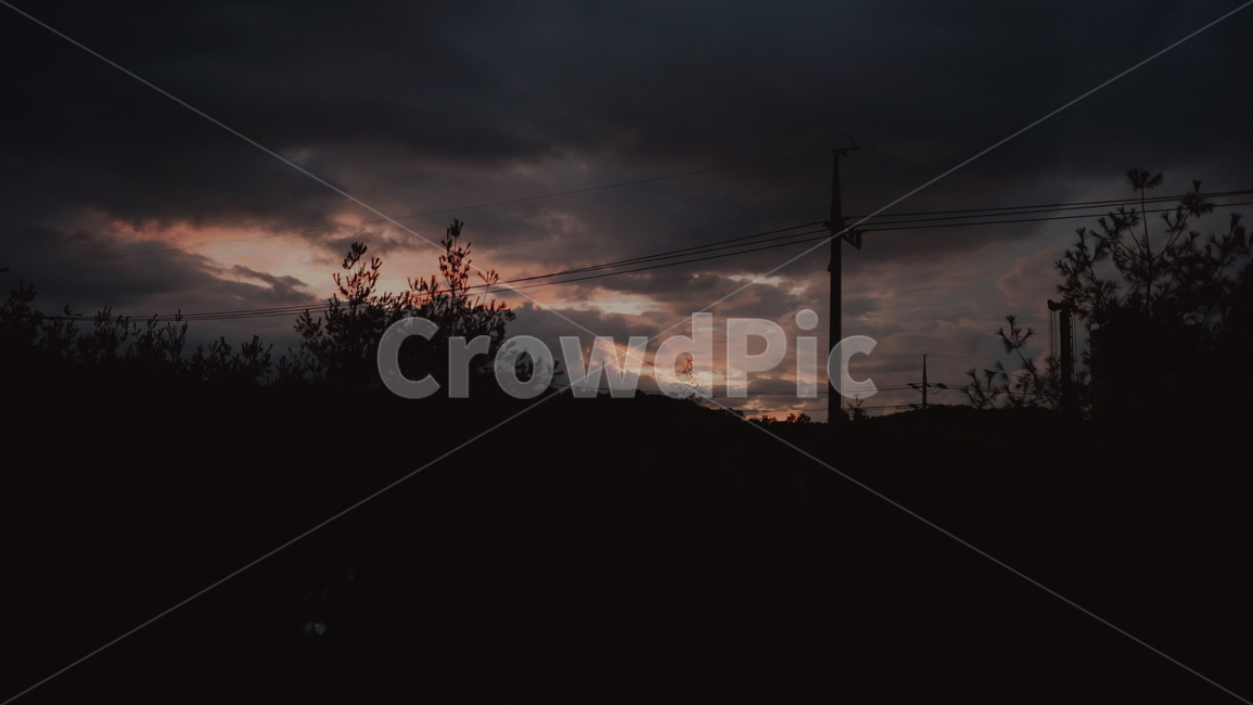 전봇대,노을,하늘,구름,풍경,해질녘,dusk,heaven,cloud