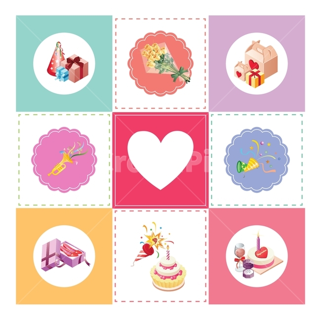 선물,폭죽,일러스트,디자인소스,사람없음,하트,아이콘,축하,사랑,꽃다발,색감,이벤트,event,congratuiation,장미꽃다발,꼬깔,선물상자,구두,와인,기념일,축하,anniversary,congratulation,celebrate,celebration,그래픽,일러스트레이션,graphic,illustration