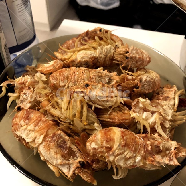 딱새우,곰새우,러시아,먹거리,해산물