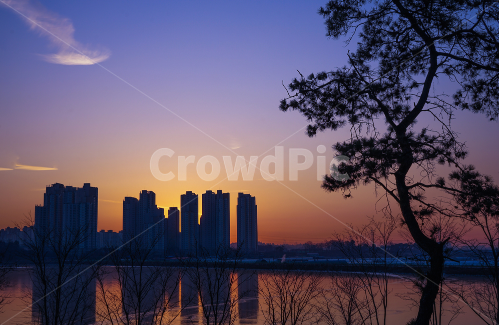 호수,여명,새벽,나무,건물,풍경,겨울,계절,감성,도시,풍경,city,landscape,한국도시풍경,한국도시경관,korea cityscape,실루엣,그림자,silhouette,shadow,nature,자연,outdoors,옥외,dawn,red sky,붉은 하늘,dusk,황혼,sunset,일몰,sky,하늘