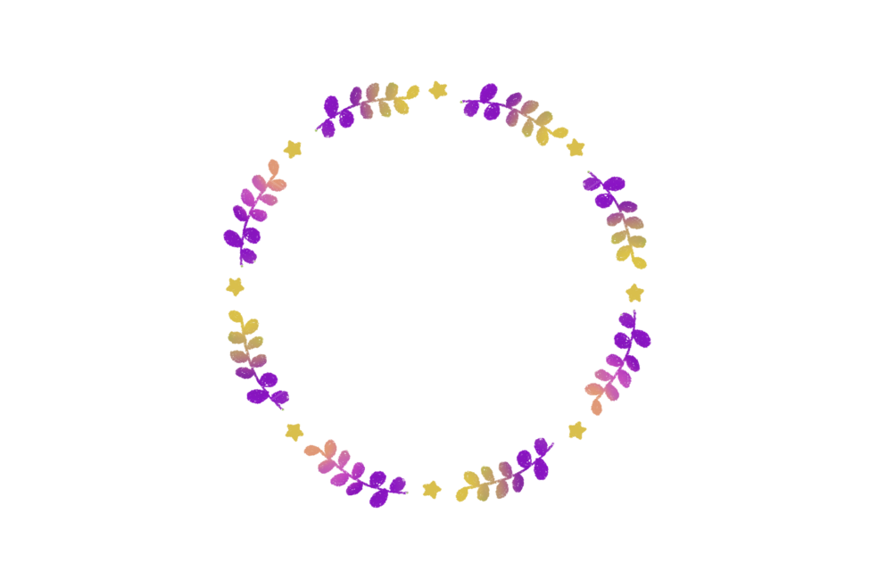 원,프레임,손그림,리스,풀,스템프,plant,누끼,remove background