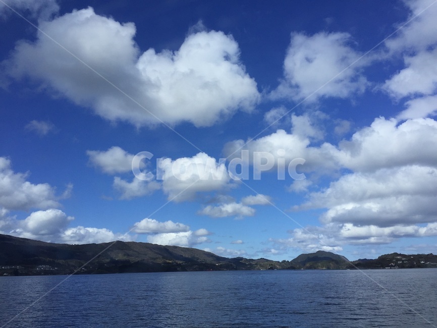 sky,nature,clean,sea,fiord,cloud,ocean,outdoors,Norway,Clear and clear,sight,North Europe