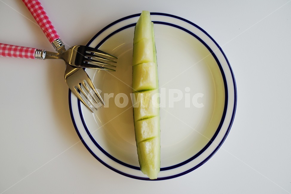홈카페,멜론,접시,포크,감성사진,심플,음식,식재료,요리,food,cook,meal,dishes,food reserves,과일,열매,fruit