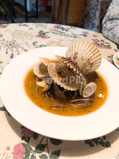 해산물,해산물파스타,파스타,clam,seashell,조개,food,음식,meal