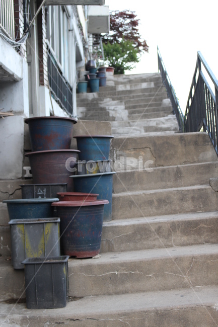 계단,골목,감성,아파트,화분,골목길,alley