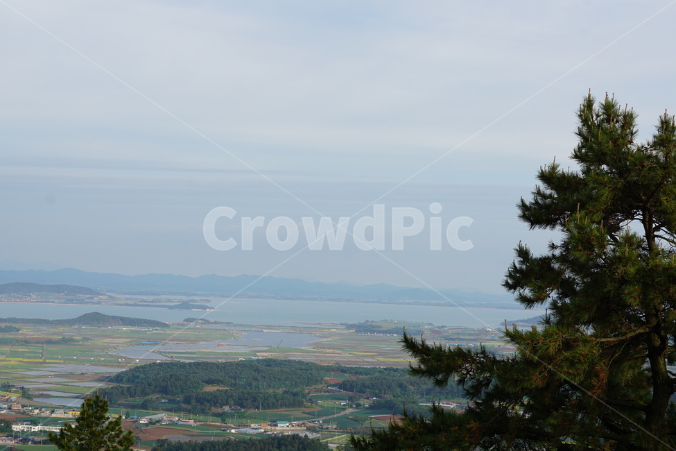 산,마을,풍경,나무,하늘,자연,자연,풍경,nature,landscape,scenery,outdoors,옥외,경치,plant,식물,tree,fir,전나무