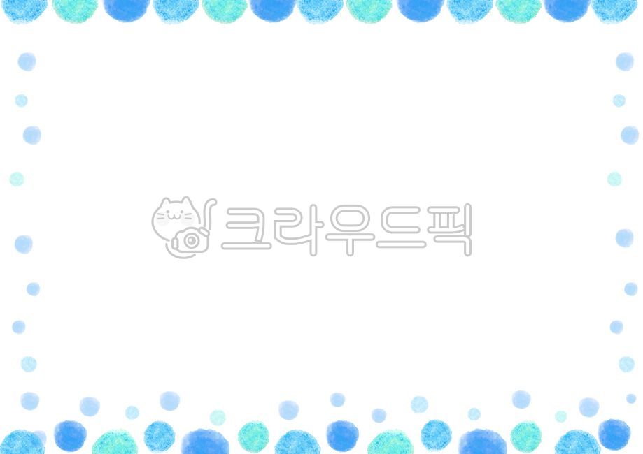 hand drawing,line,dot,colored pencil,watercolor,round,blue,background,circle,Border,decoration,frame