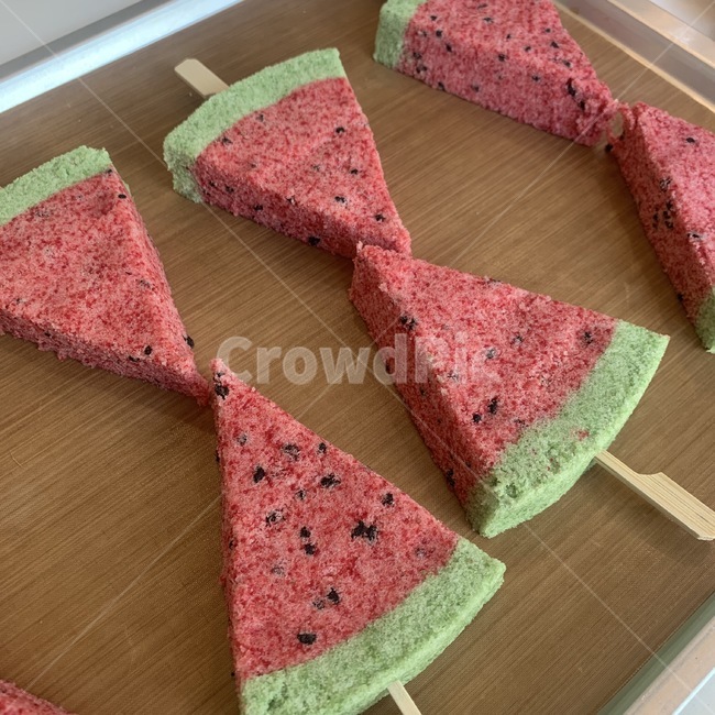 수박,떡,수박설기,설기,watermelon,쌀베이킹