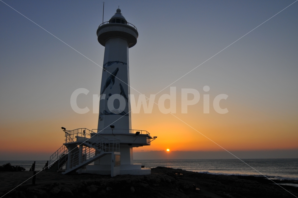 울산,슬도,일출,등대,바다,등대,lighthouse
