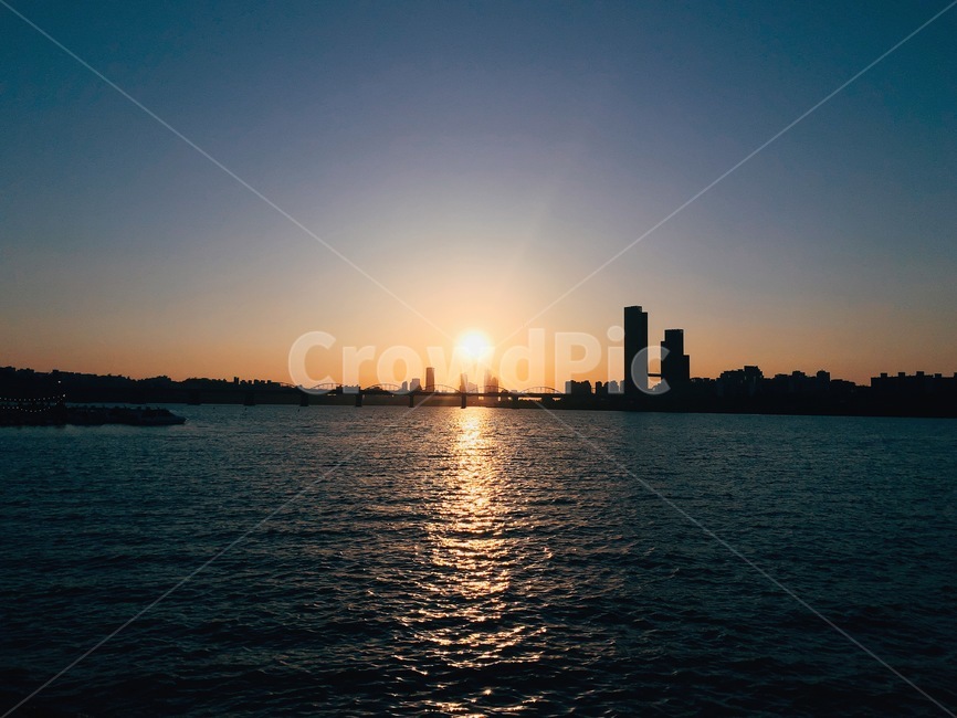 outdoors,햇빛,한강,서울,석양,dawn,일몰,dusk,붉은하늘,하늘,sky