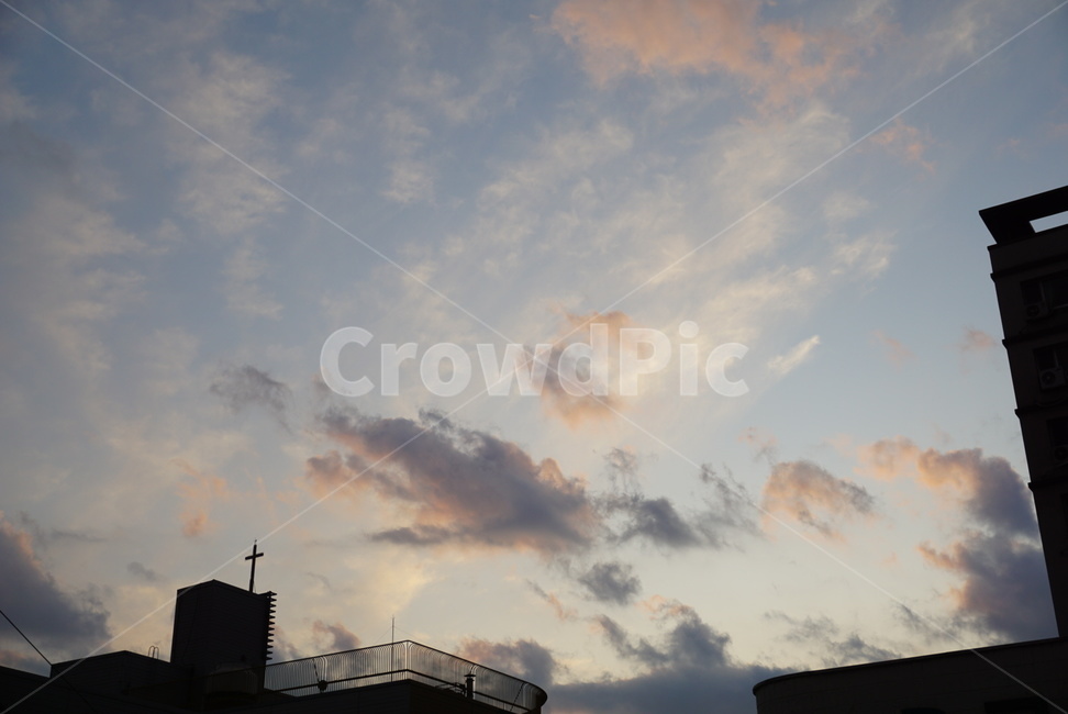 하늘,노을,구름,주황빛하늘,자연,날씨,weather,sky,cloud,autumn,가을하늘,배경화면,노트북,wallpaper